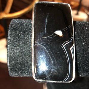 Stunning Black & silver bracelet, new, never worn.